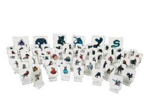 40 tokens de créatures et leur socles