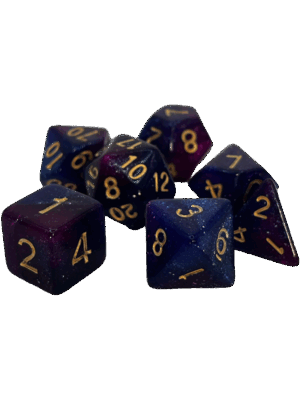 Set de dés violets